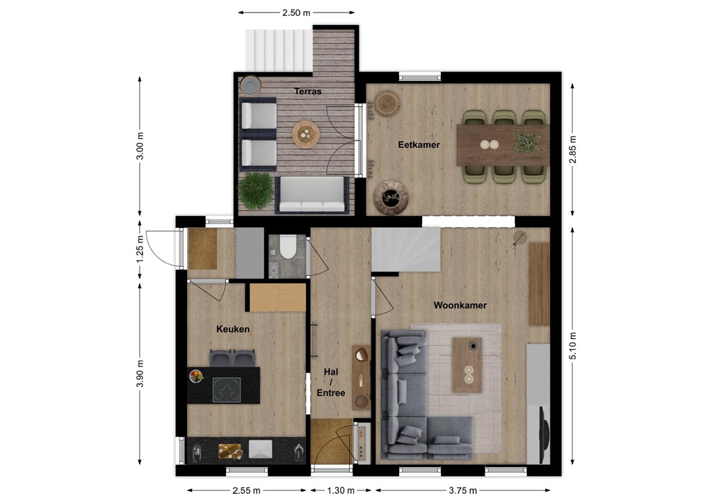 mediumsize floorplan